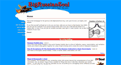 Desktop Screenshot of bigrussiansoul.org